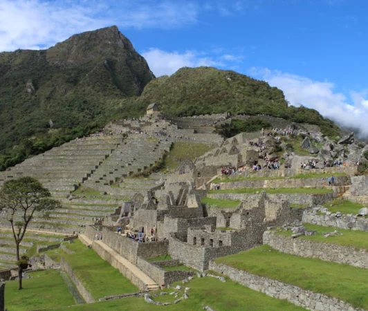 Discover the breathtaking archaeological wonder of Machu Picchu in the Peruvian Andes, perfect for adventure travel.